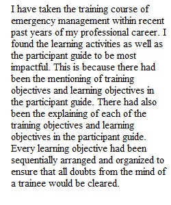 Week 5 Discussions & Learning Activities (Topic 1 - Impact Practices in Training)